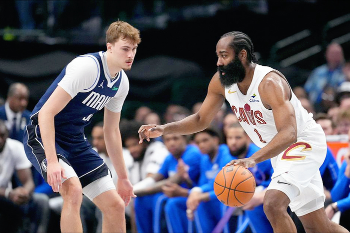 哈登精准调度助骑士狂胜独行侠33分 体系化进攻